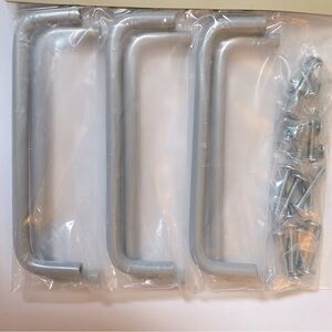 IKEA Kosing Door/Drawer Pull Handles, Matte Gary Metal, Pack of 6, (Sz 5…